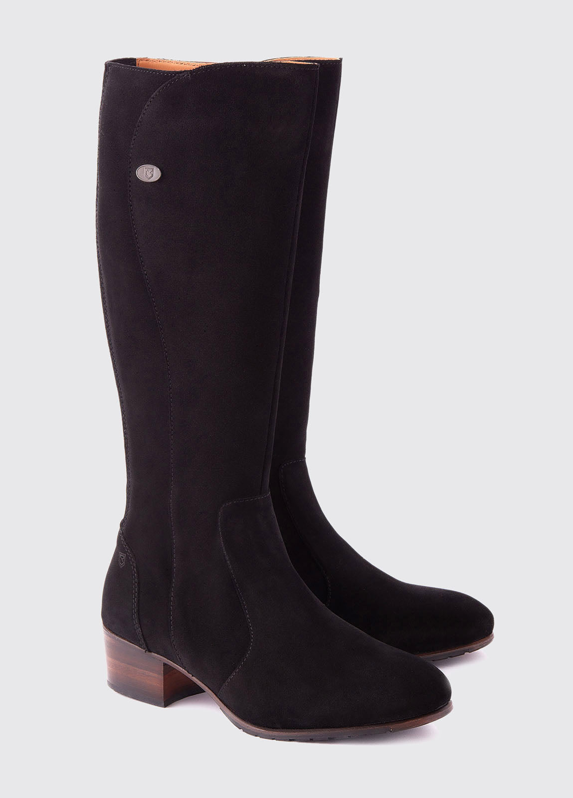 Dubarry Downpatrick Knee High Boot - Black Suede