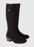 Dubarry Downpatrick Knee High Boot - Black Suede