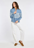 Dubarry Fonthill Women’s Zip Neck Sweater - Dusty Blue