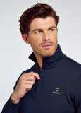 Dubarry Boyce Men’s Zip Neck Sweater - Navy