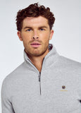 Dubarry Boyce Men’s Zip Neck Sweater - Grey