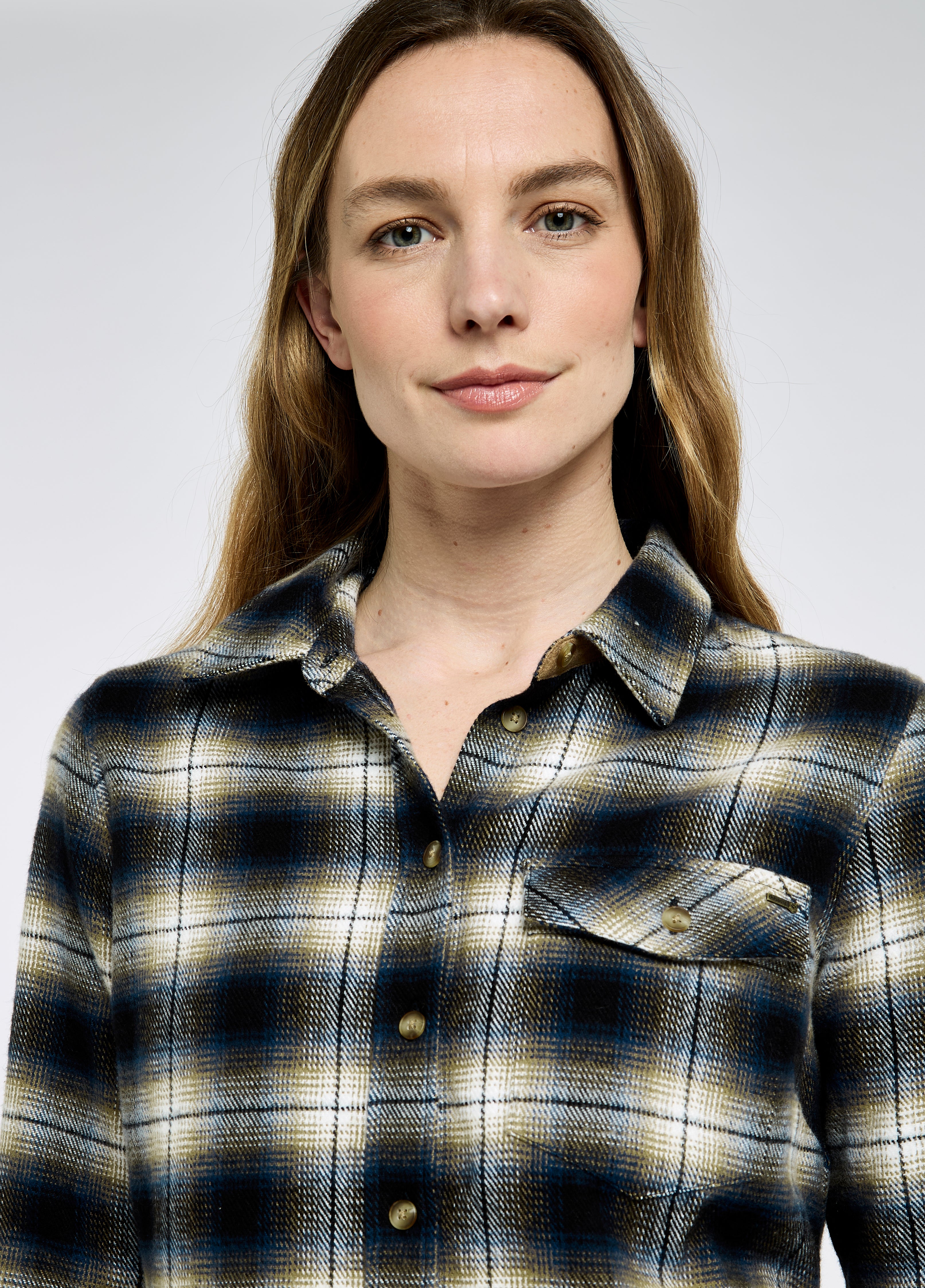 Dubarry Wildprivet Women’s hunting check shirt - Navy