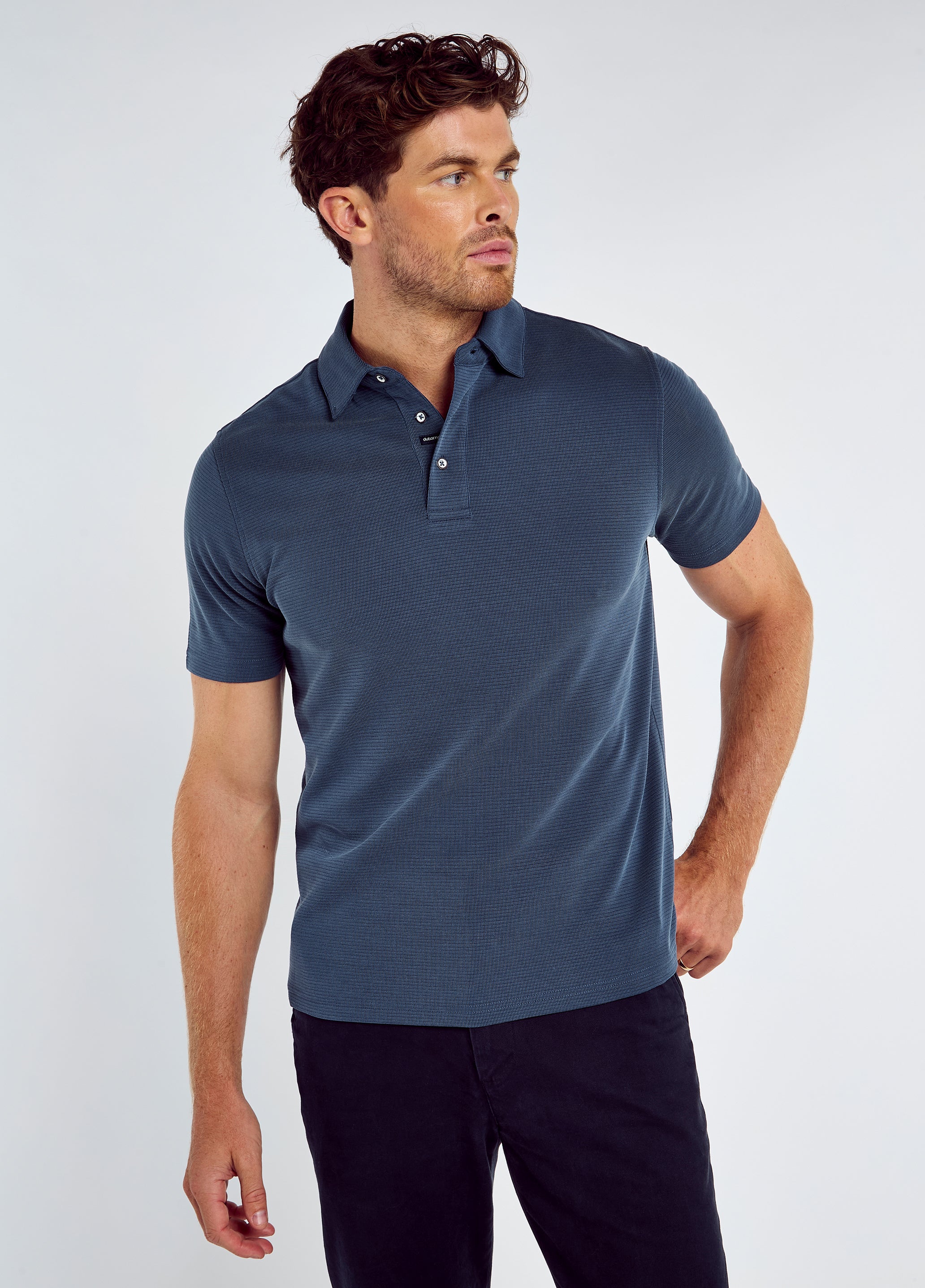 Dubarry Gilligan Men’s Tencel™ Modal Polo - Atlantic
