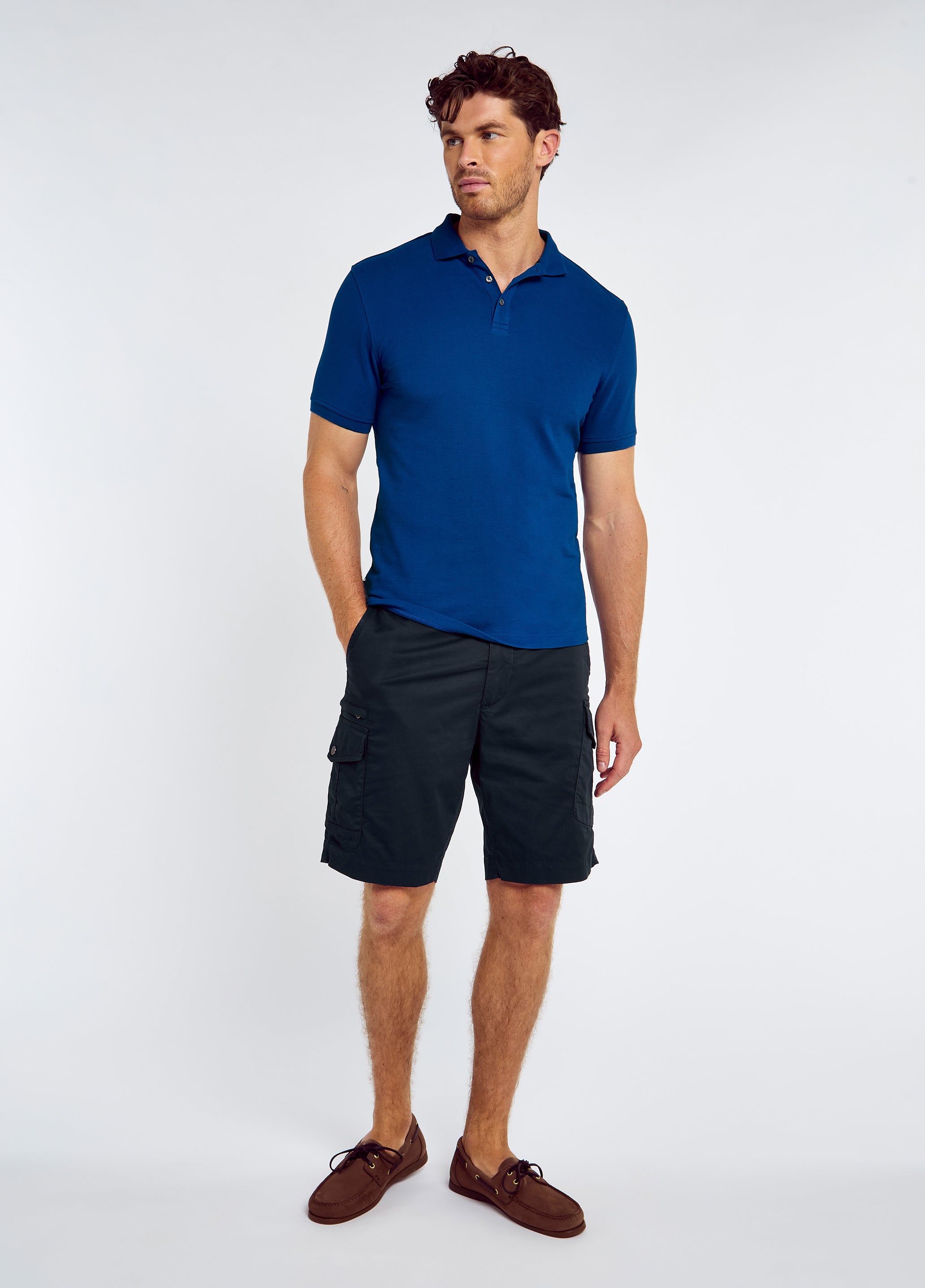 Dubarry Jennings Men’s Cotton Pique Polo - Cobalt