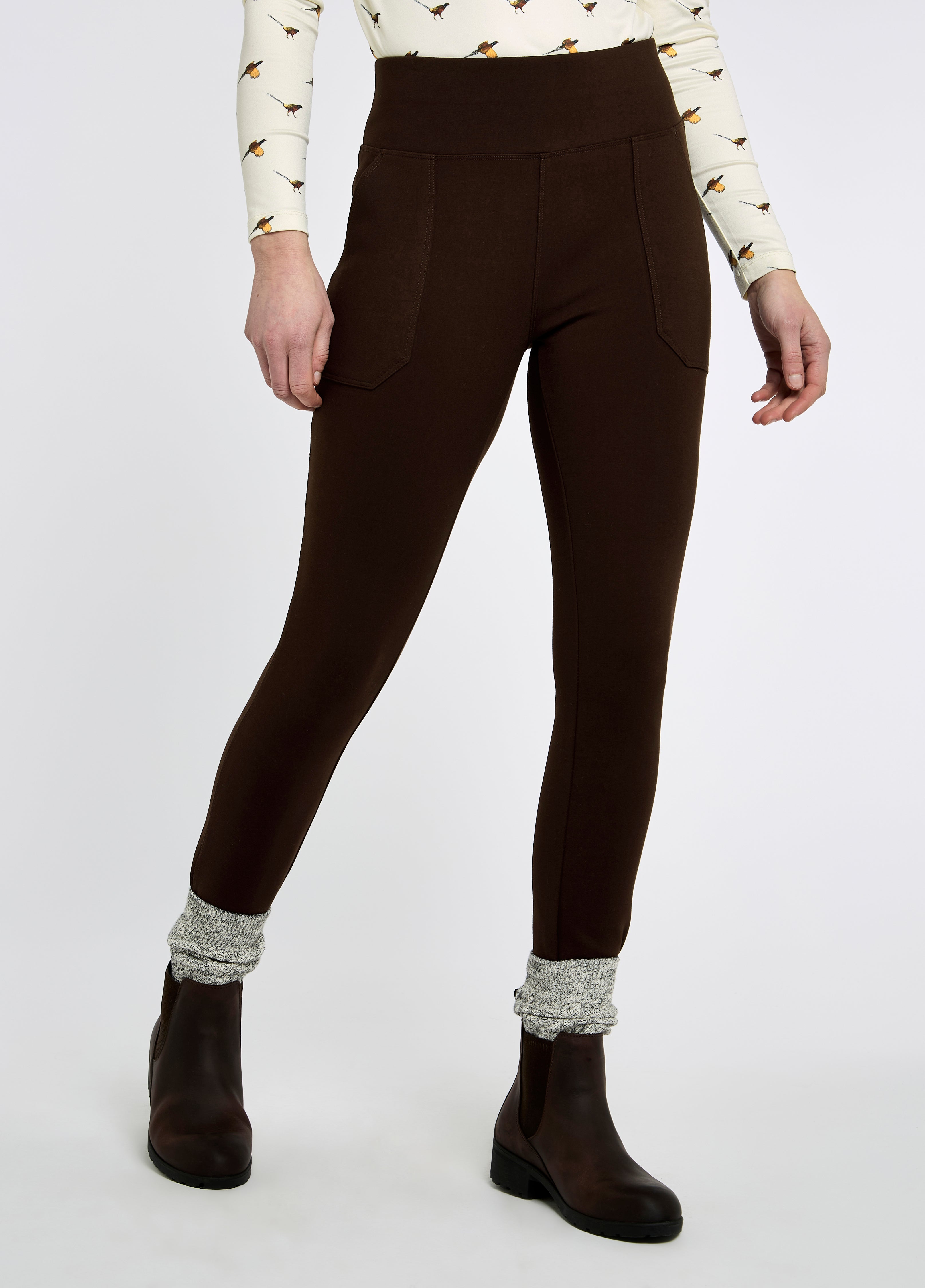 Dubarry Pepperwort Women's water repellent leggings - Bourbon