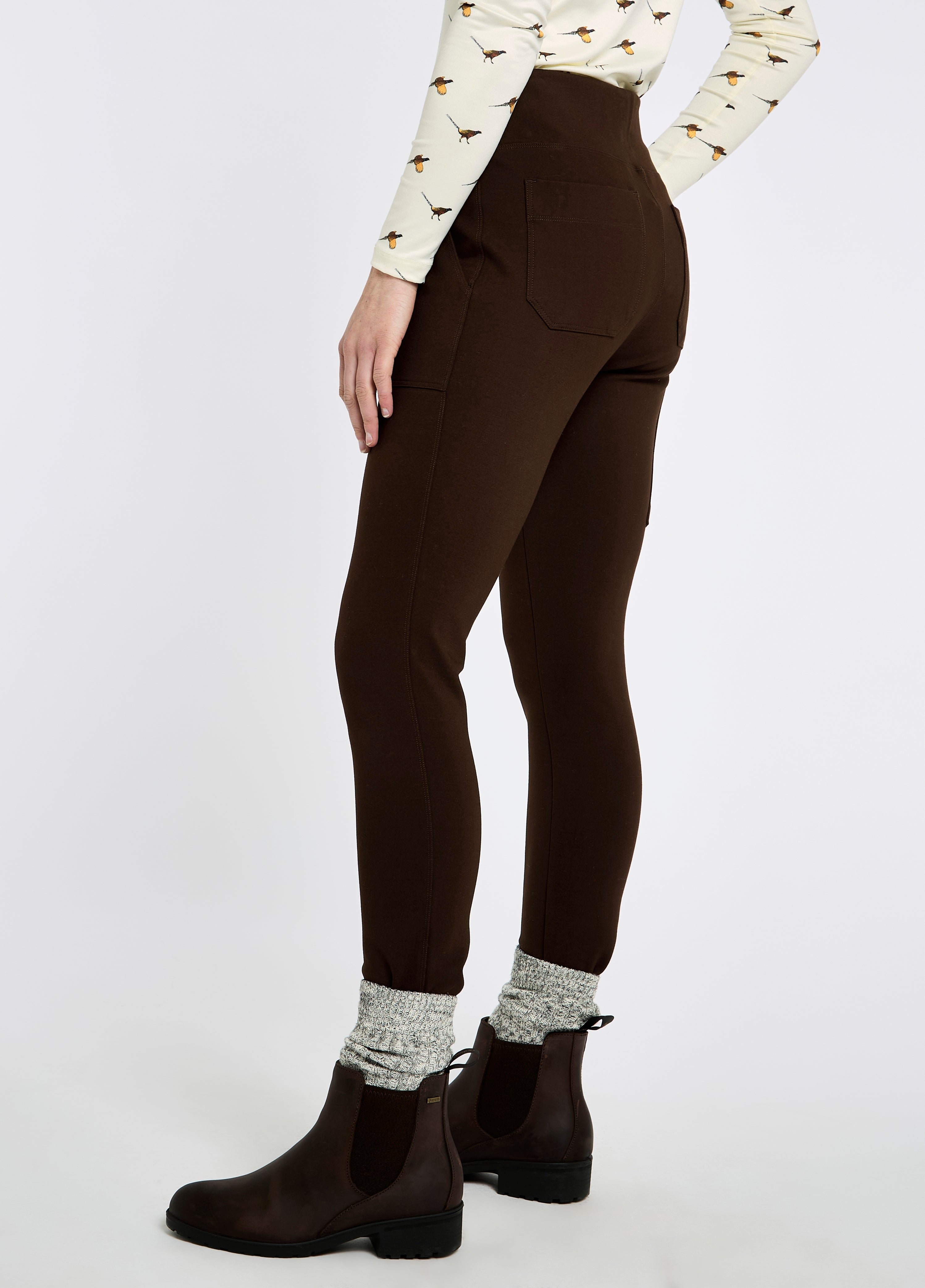 Dubarry Pepperwort Women's water repellent leggings - Bourbon
