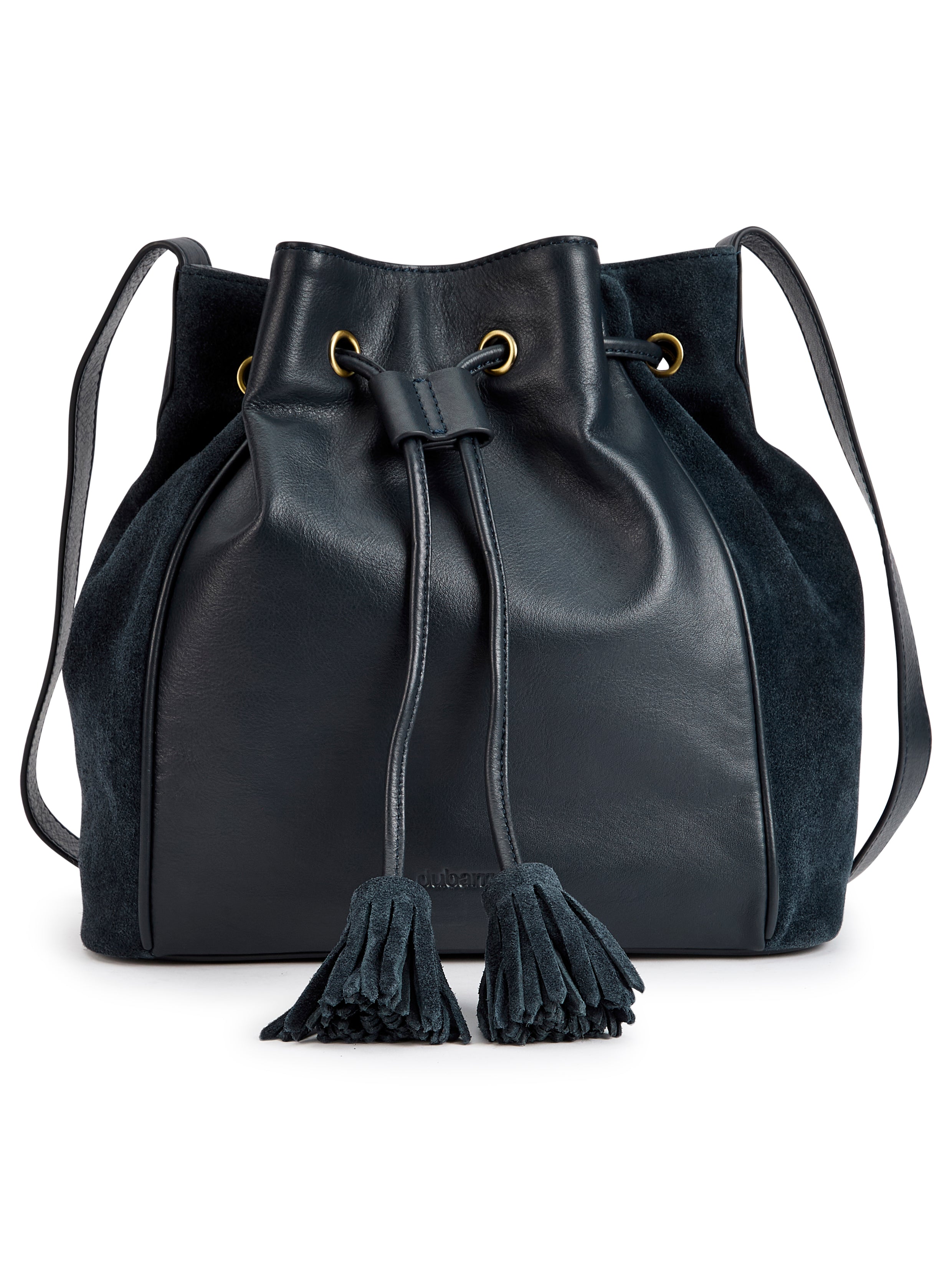 Dubarry Doonbeg Crossbody Bucket Bag - Navy