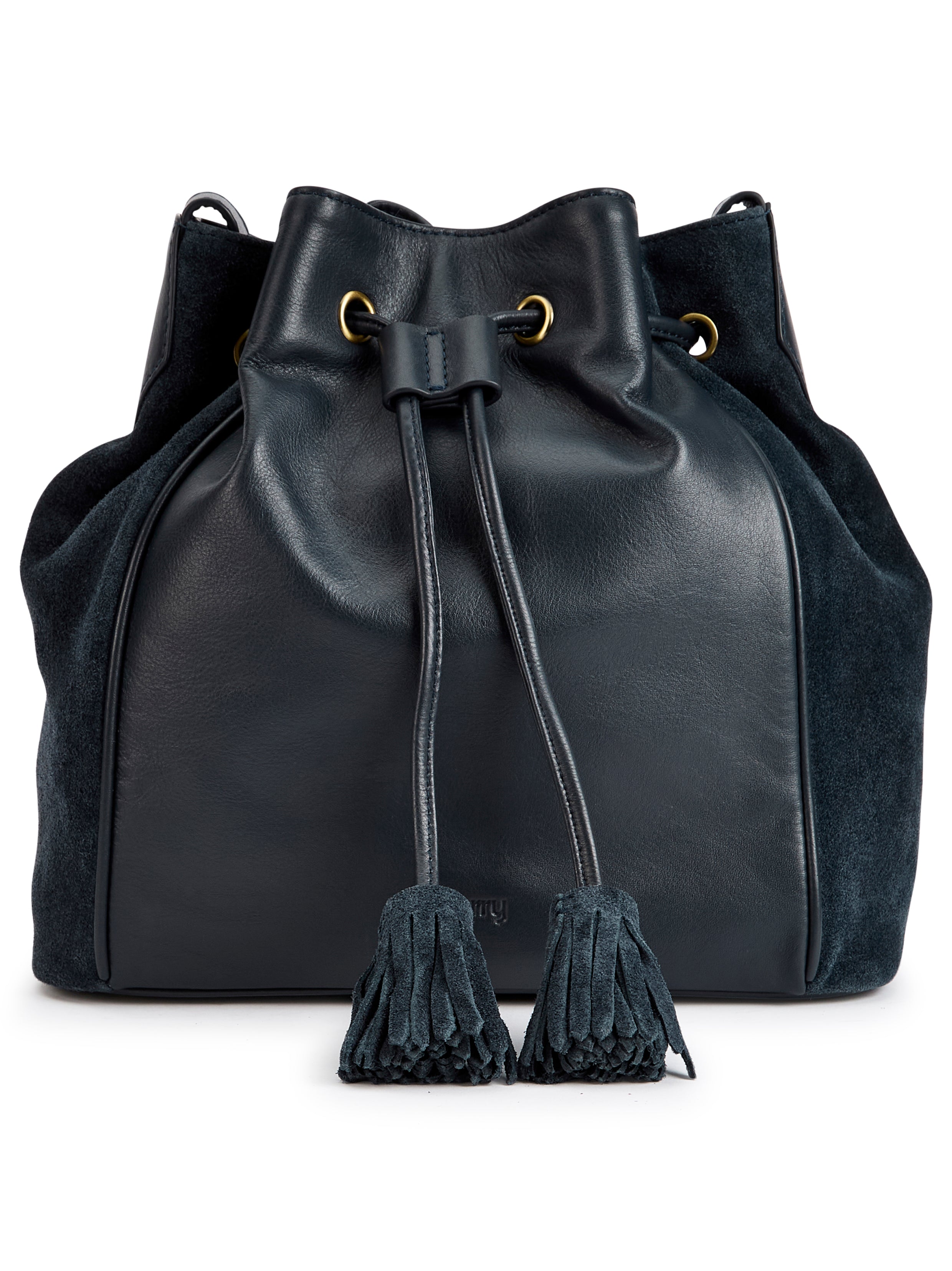 Dubarry Doonbeg Crossbody Bucket Bag - Navy