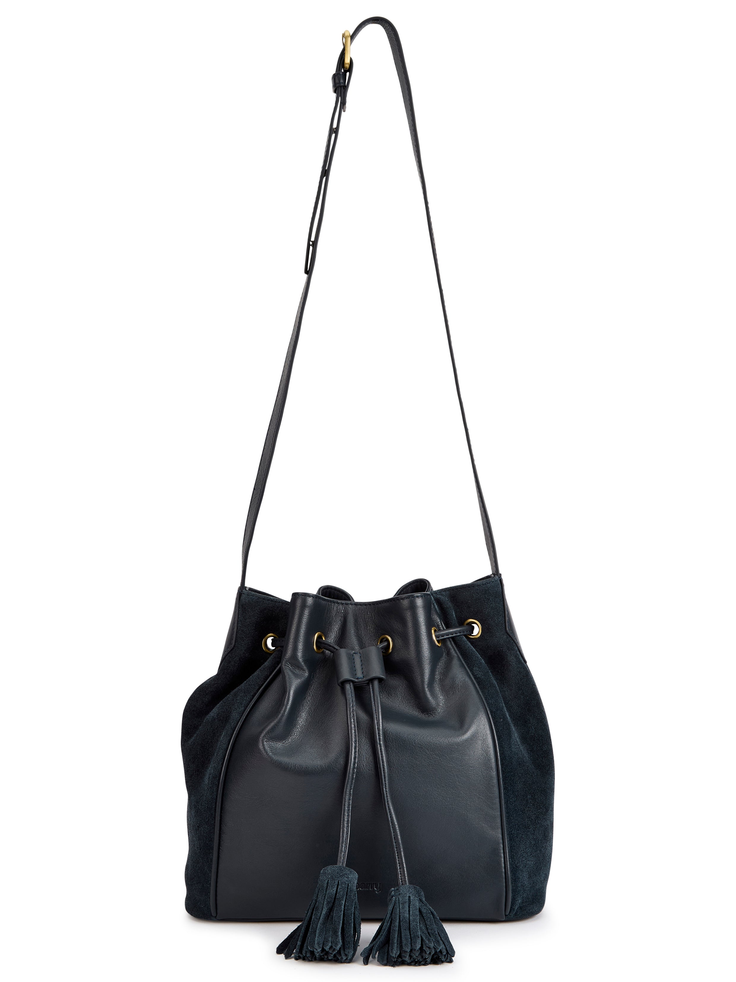 Dubarry Doonbeg Crossbody Bucket Bag - Navy