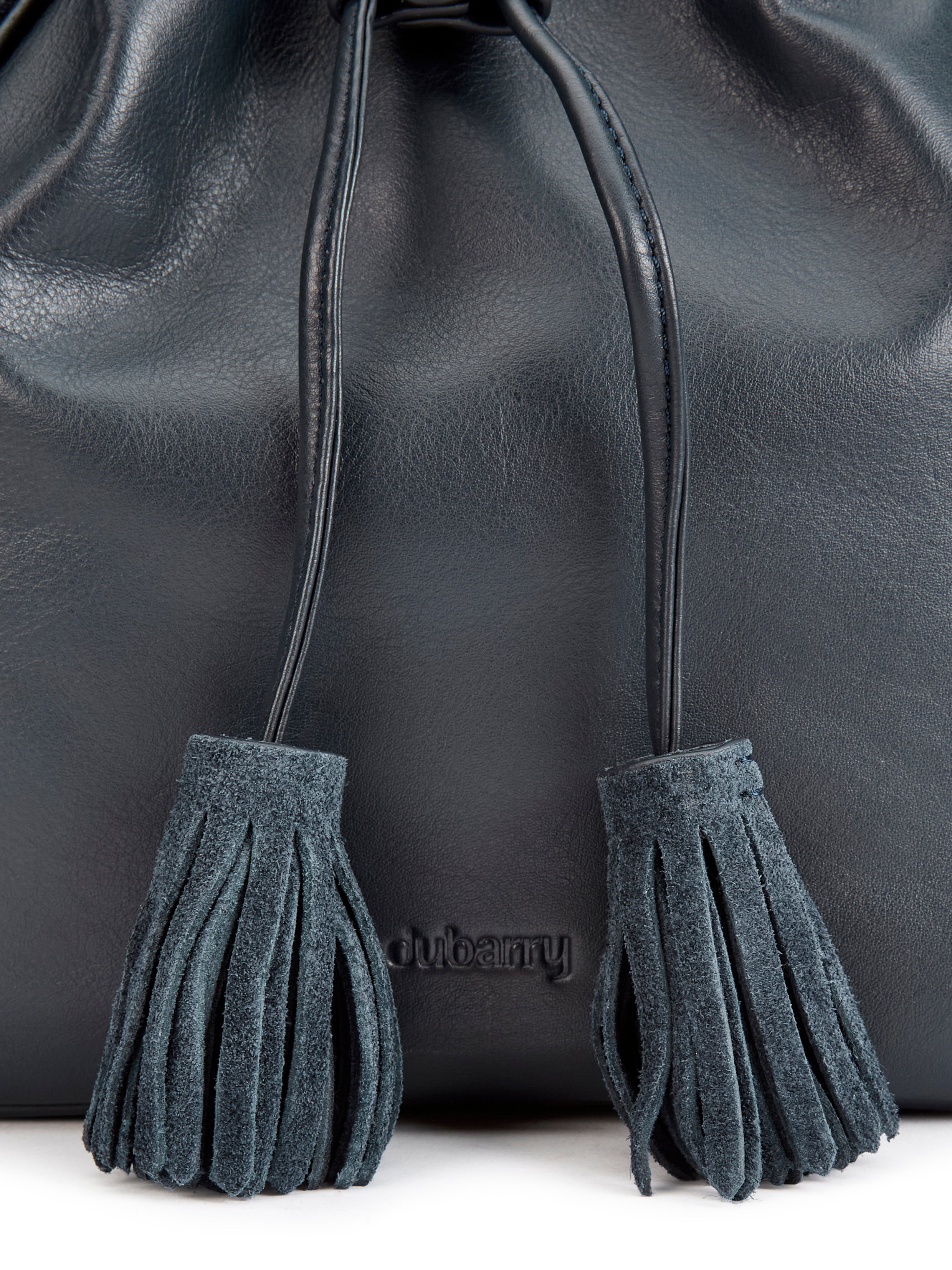 Dubarry Doonbeg Crossbody Bucket Bag - Navy