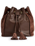Dubarry Doonbeg Crossbody Bucket Bag - Cedar