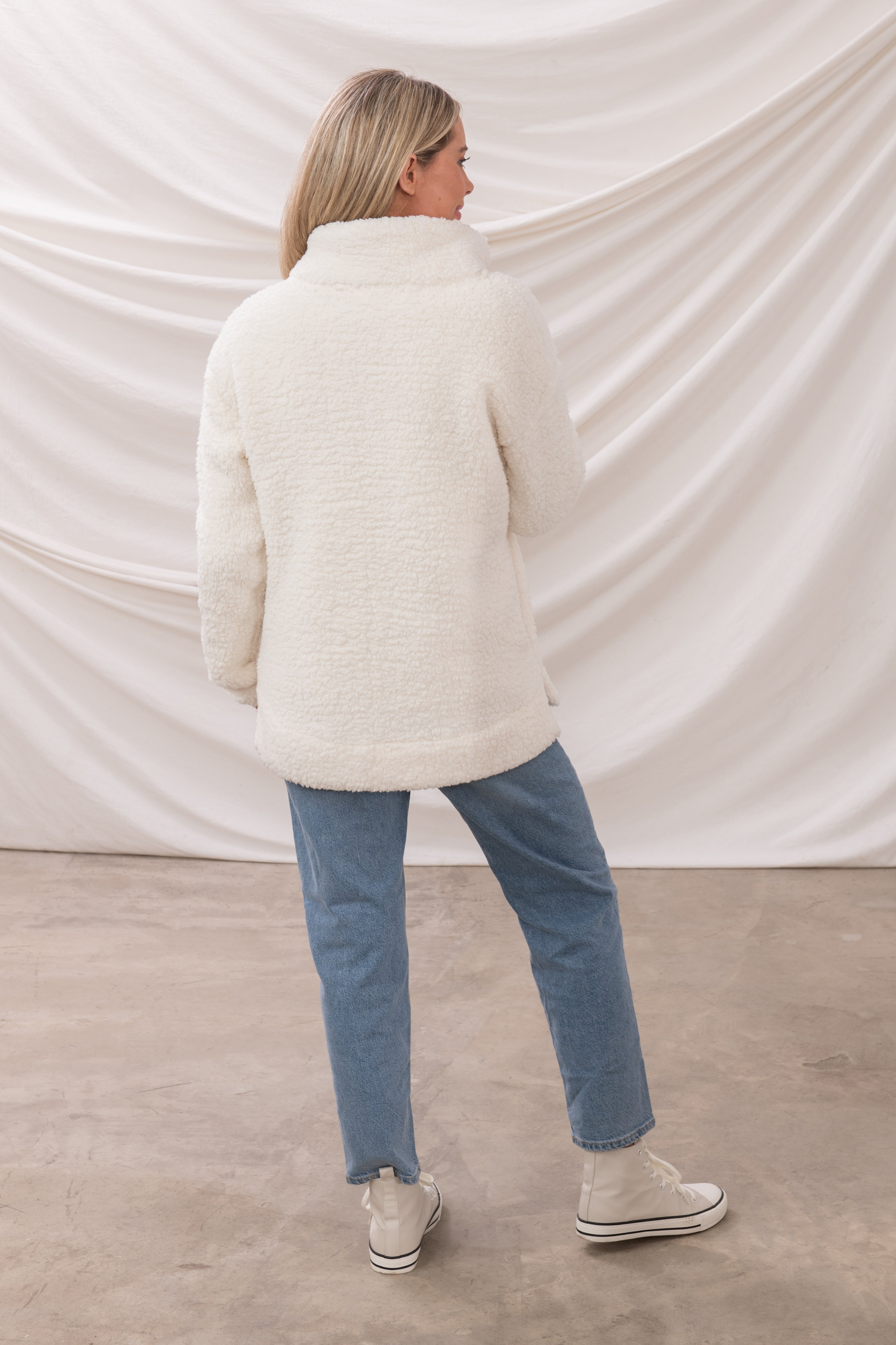 Lighthouse Bay Fleece - Coconut