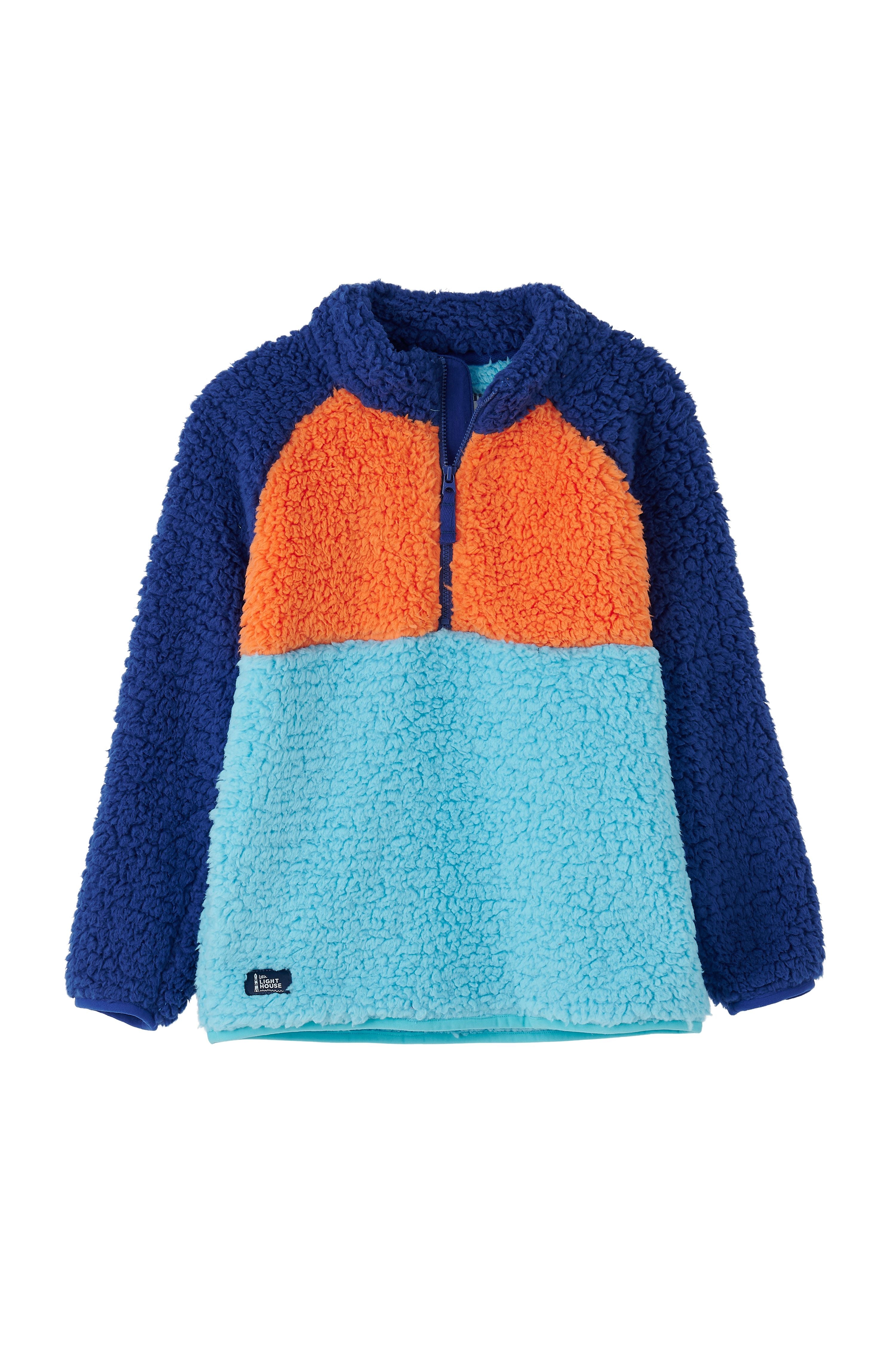 Lighthouse Caden Fleece - Navy Blue Orange