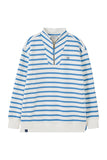 Lighthouse Coral Jersey - Marine Blue Stripe