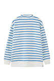 Lighthouse Coral Jersey - Marine Blue Stripe