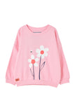 Lighthouse Flora Sweatshirt - Dusky Pink & Flowers