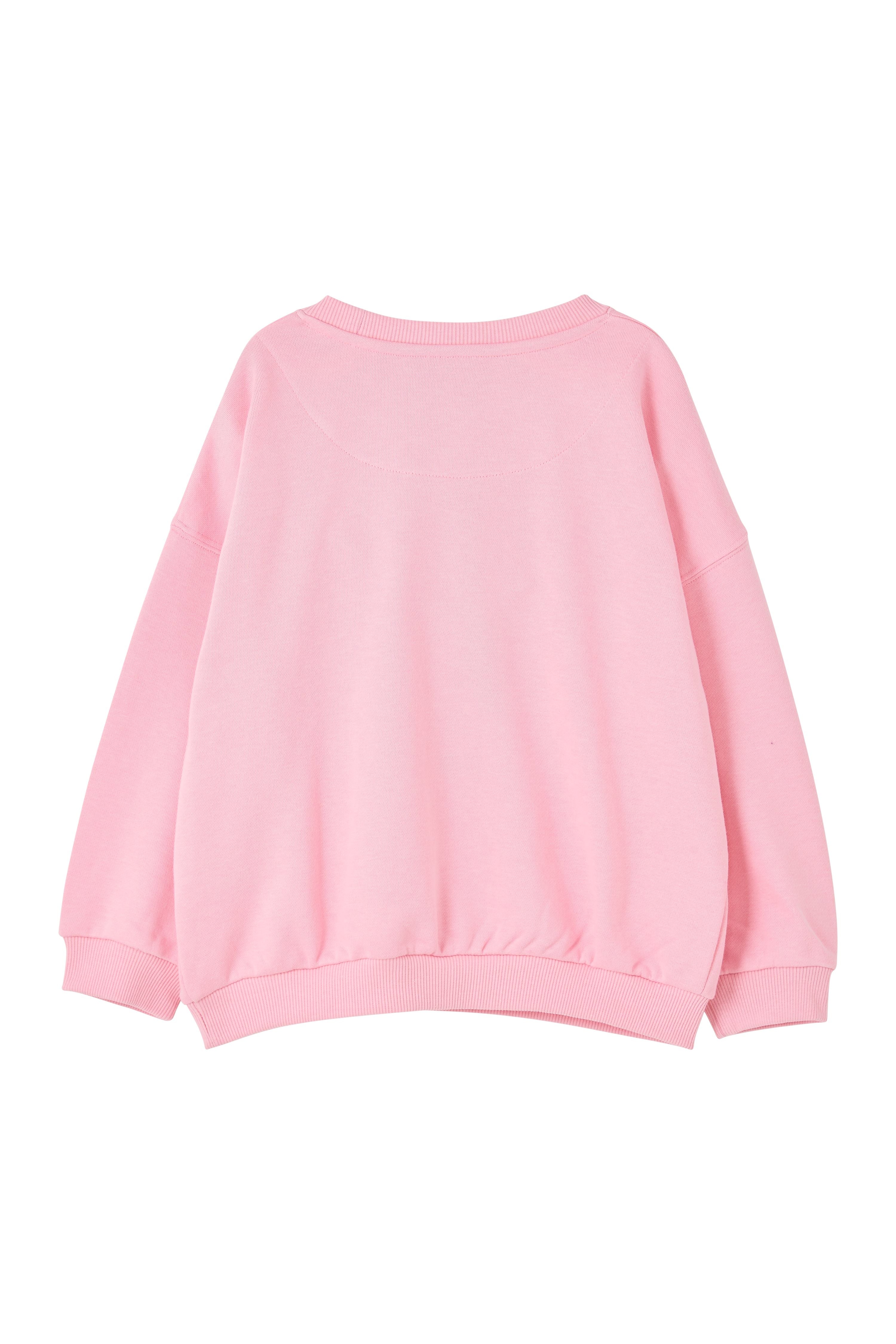 Lighthouse Flora Sweatshirt - Dusky Pink & Flowers