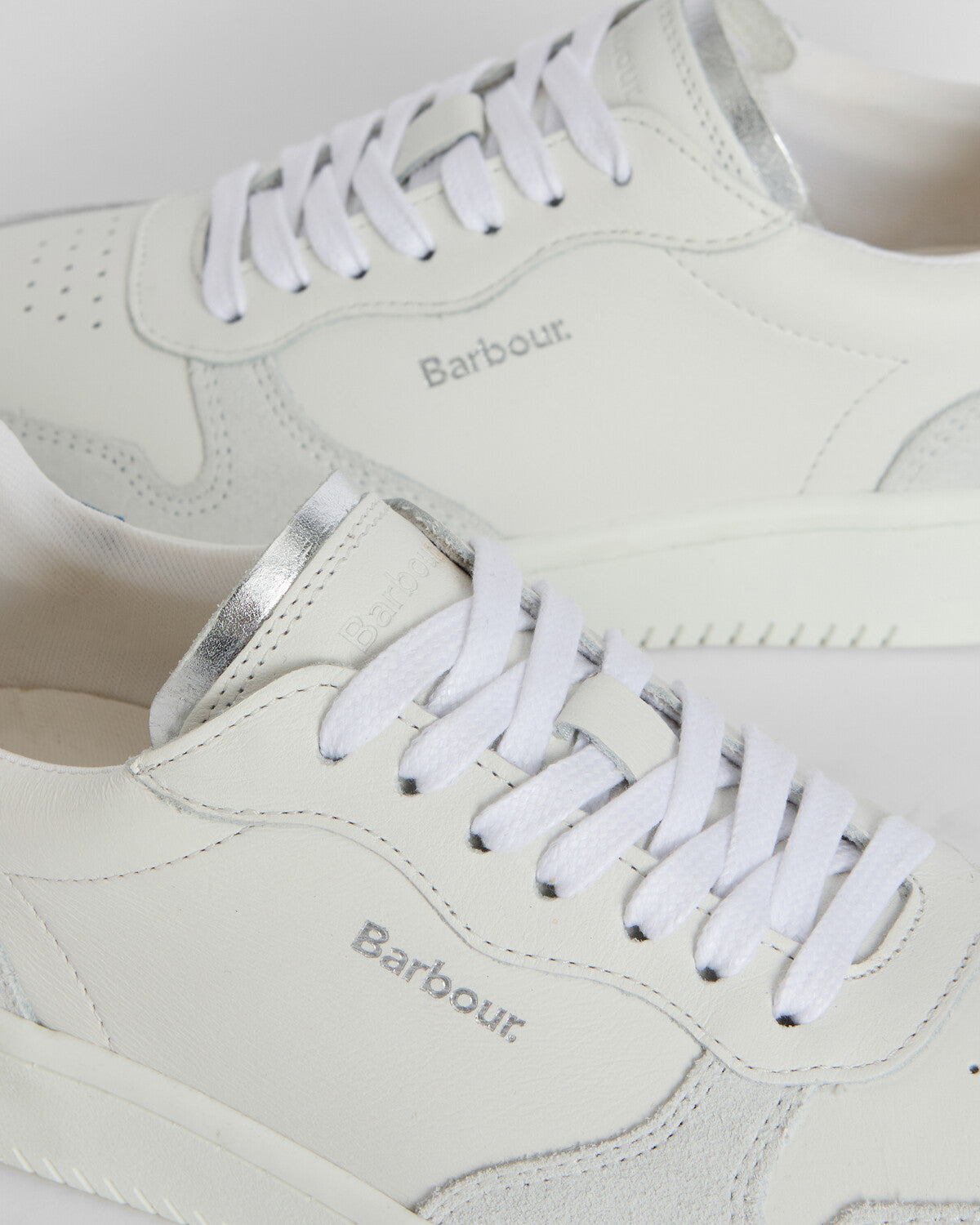 Barbour Celeste Trainer - White/Chambray