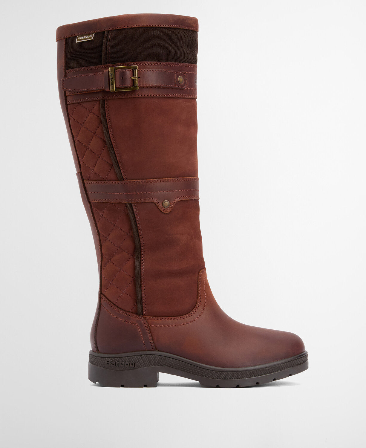 Barbour Beaconsfield Tall Boot - Mahogony/Choc Nubuck