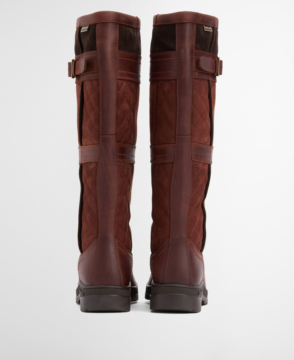 Barbour Beaconsfield Tall Boot - Mahogony/Choc Nubuck