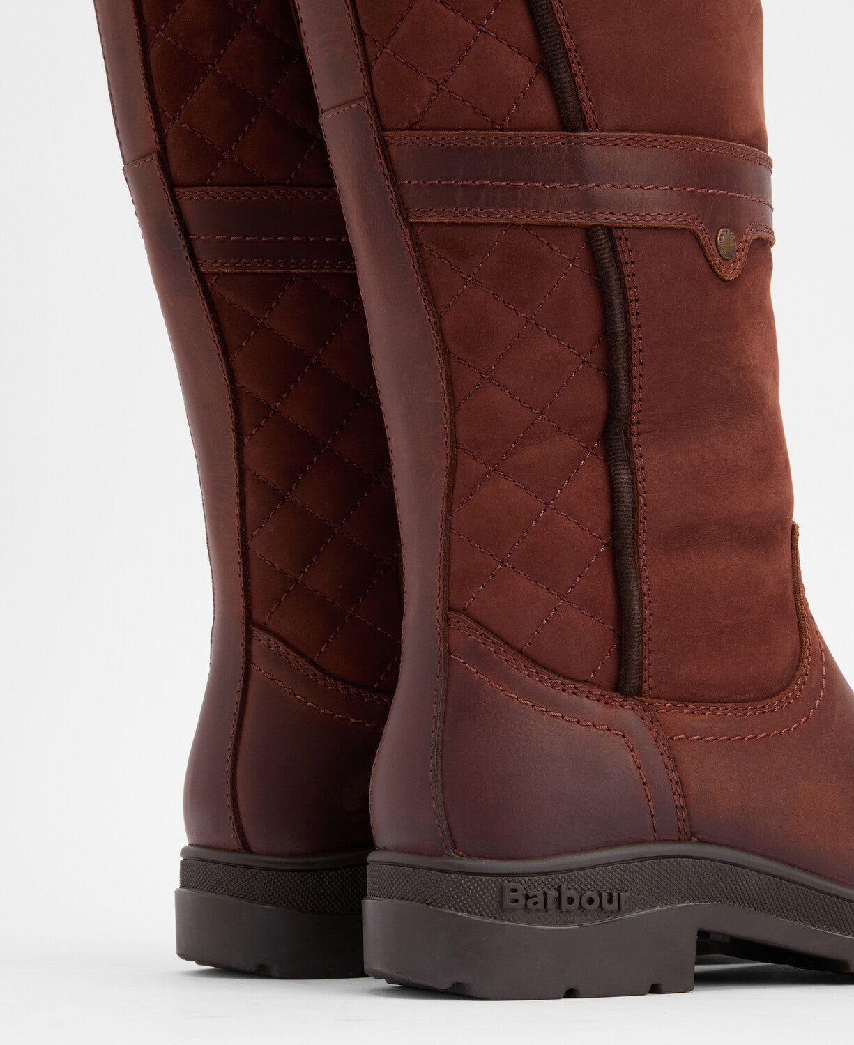 Barbour Beaconsfield Tall Boot - Mahogony/Choc Nubuck