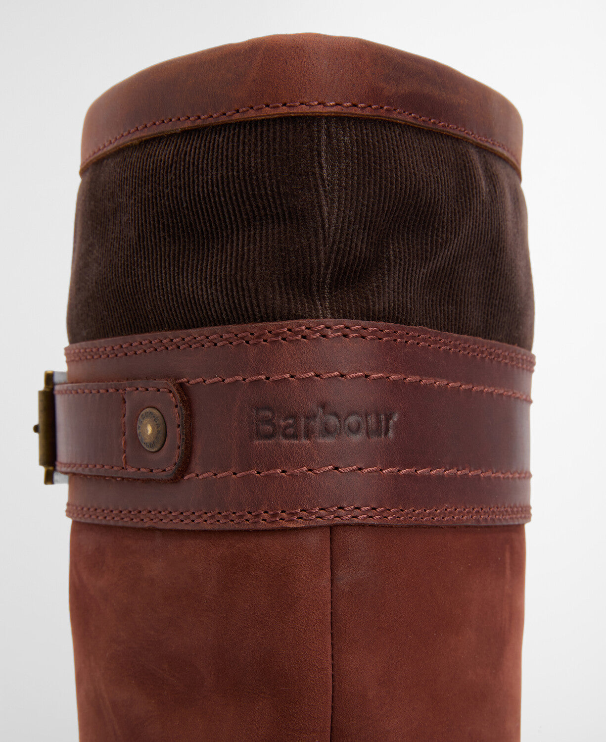 Barbour Beaconsfield Tall Boot - Mahogony/Choc Nubuck