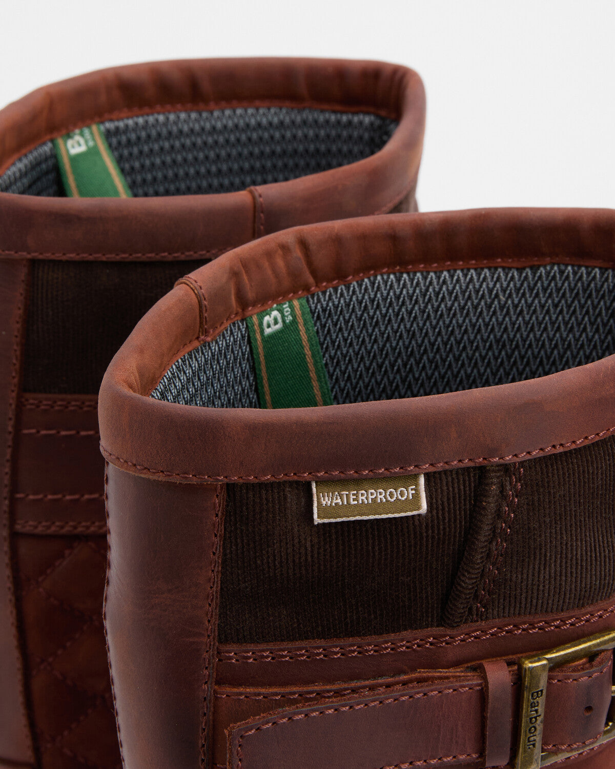 Barbour Beaconsfield Tall Boot - Mahogony/Choc Nubuck