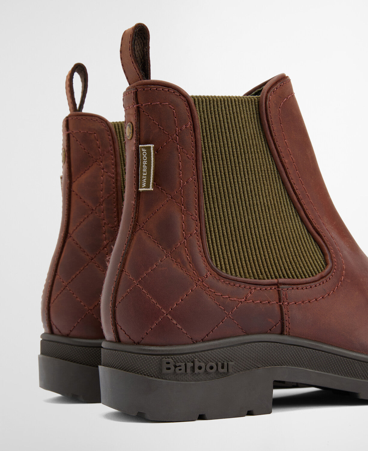 Barbour Amble Chelsea Boot - Mahogony/Choc Nubuck