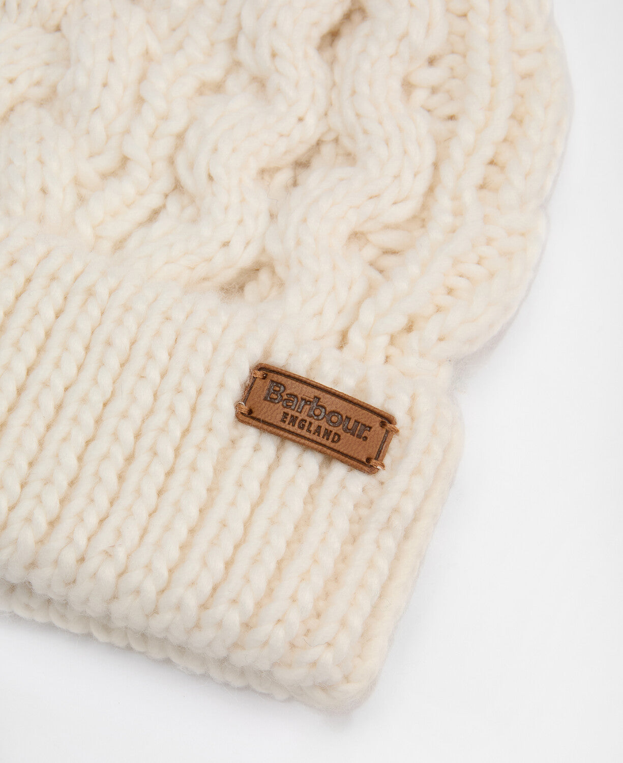 Barbour Penshaw Beanie & Scarf Gift Set - Cloud