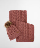 Barbour Penshaw Beanie & Scarf Gift Set - Arabesque