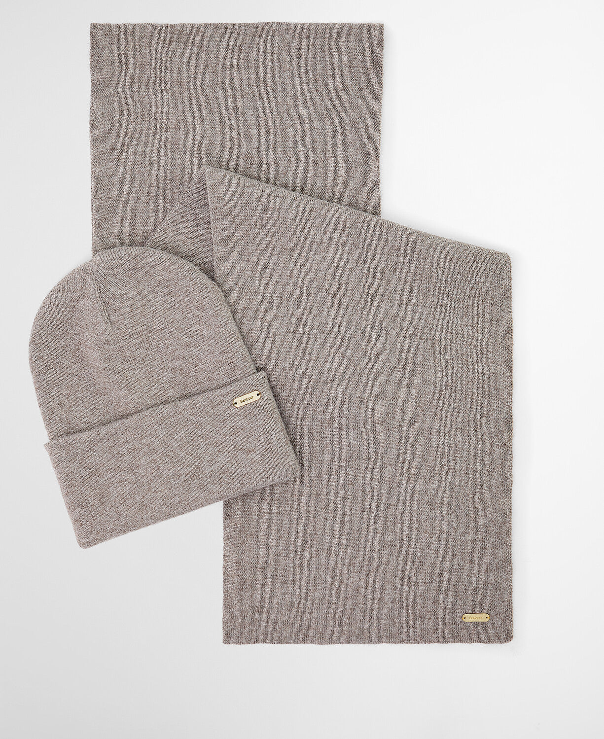Barbour Winona Beanie & Scarf Gift Set - Taupe