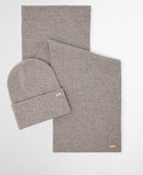 Barbour Winona Beanie & Scarf Gift Set - Taupe