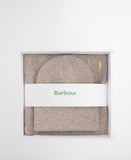 Barbour Winona Beanie & Scarf Gift Set - Taupe