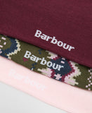 Barbour Helen Fair Isle Sock Gift Set - Olive