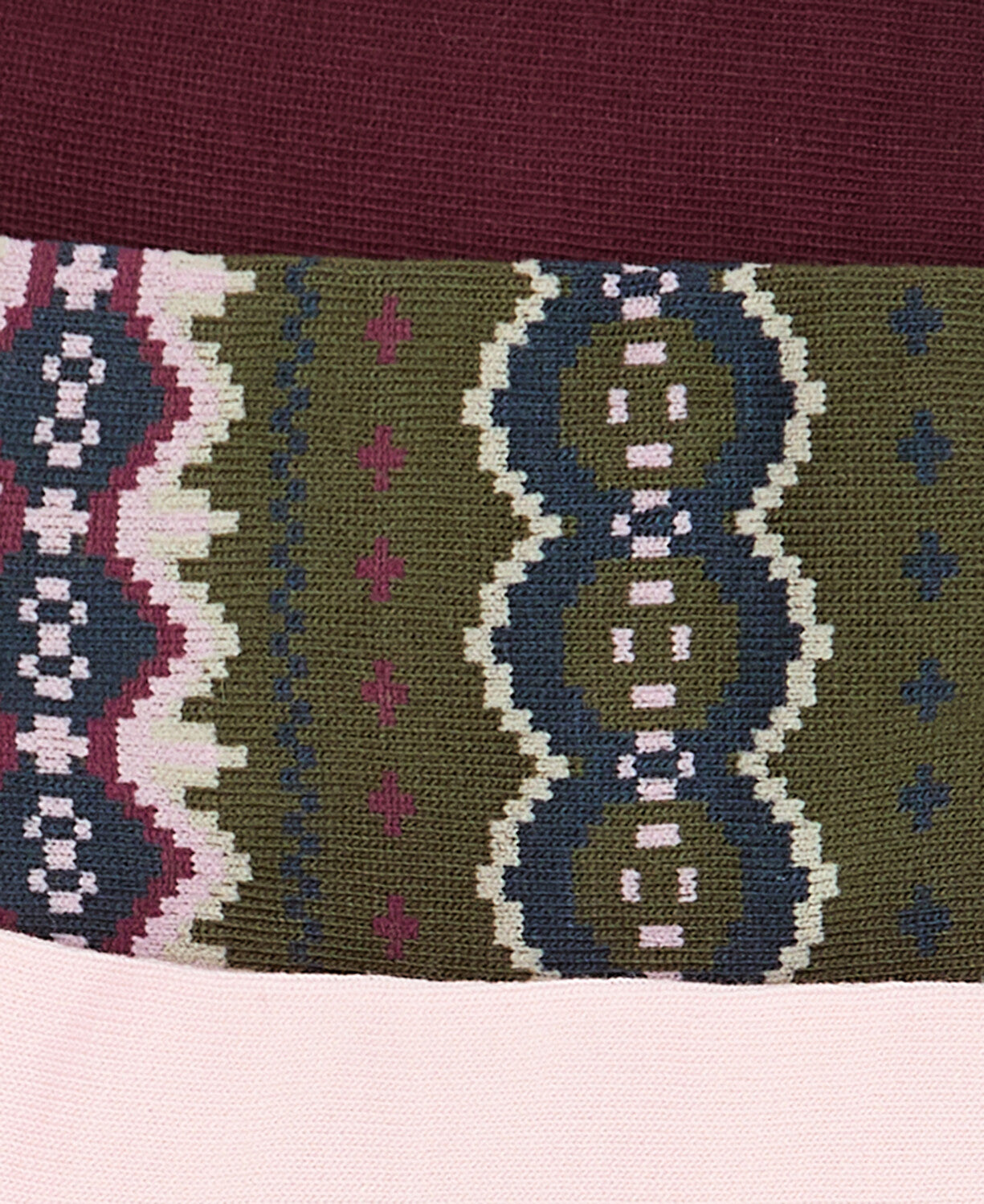 Barbour Helen Fair Isle Sock Gift Set - Olive