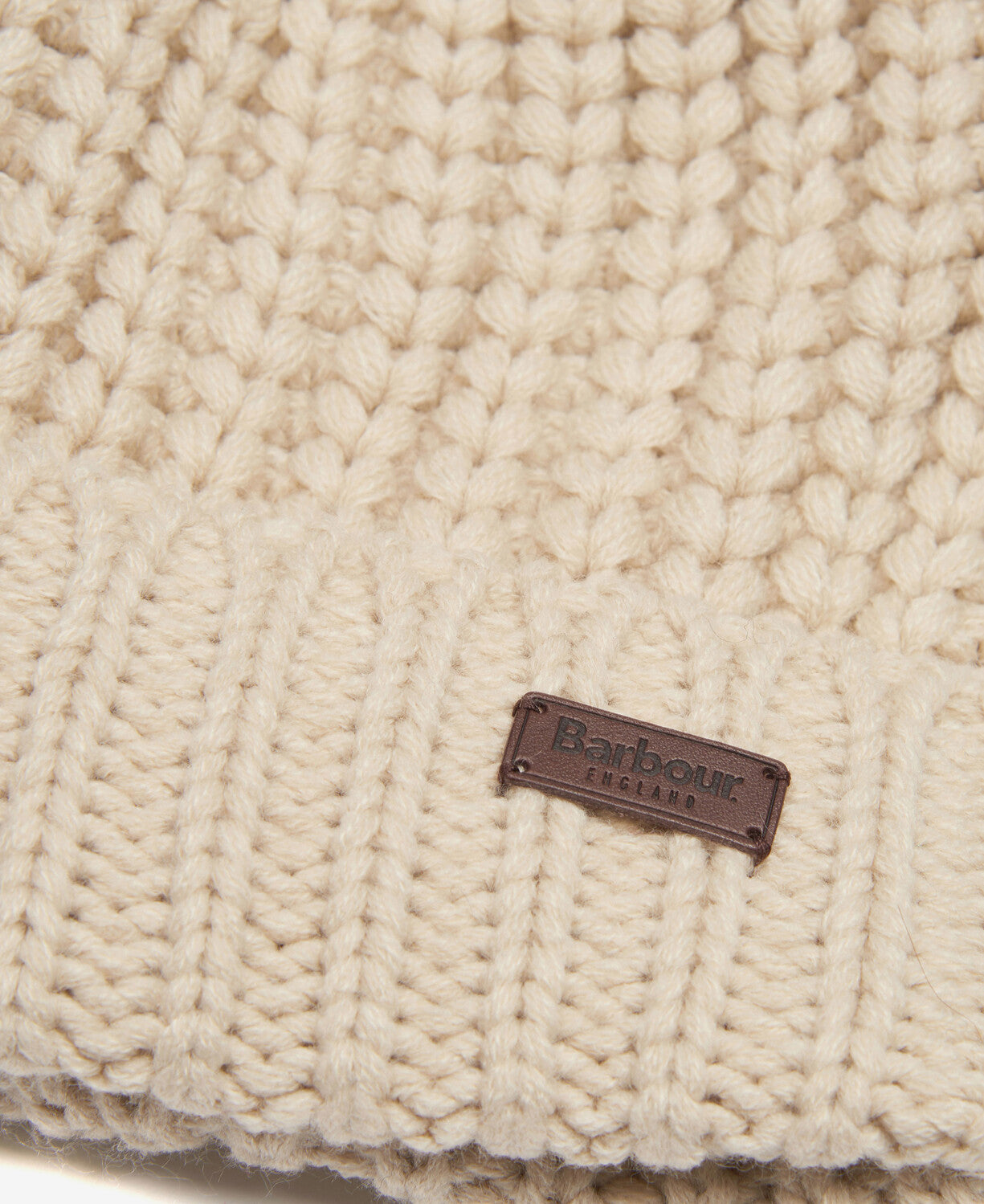 Barbour Saltburn Beanie Hat - Pearl