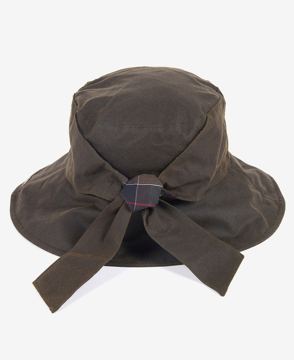 Barbour Brambling Wax Bucket Hat - Olive