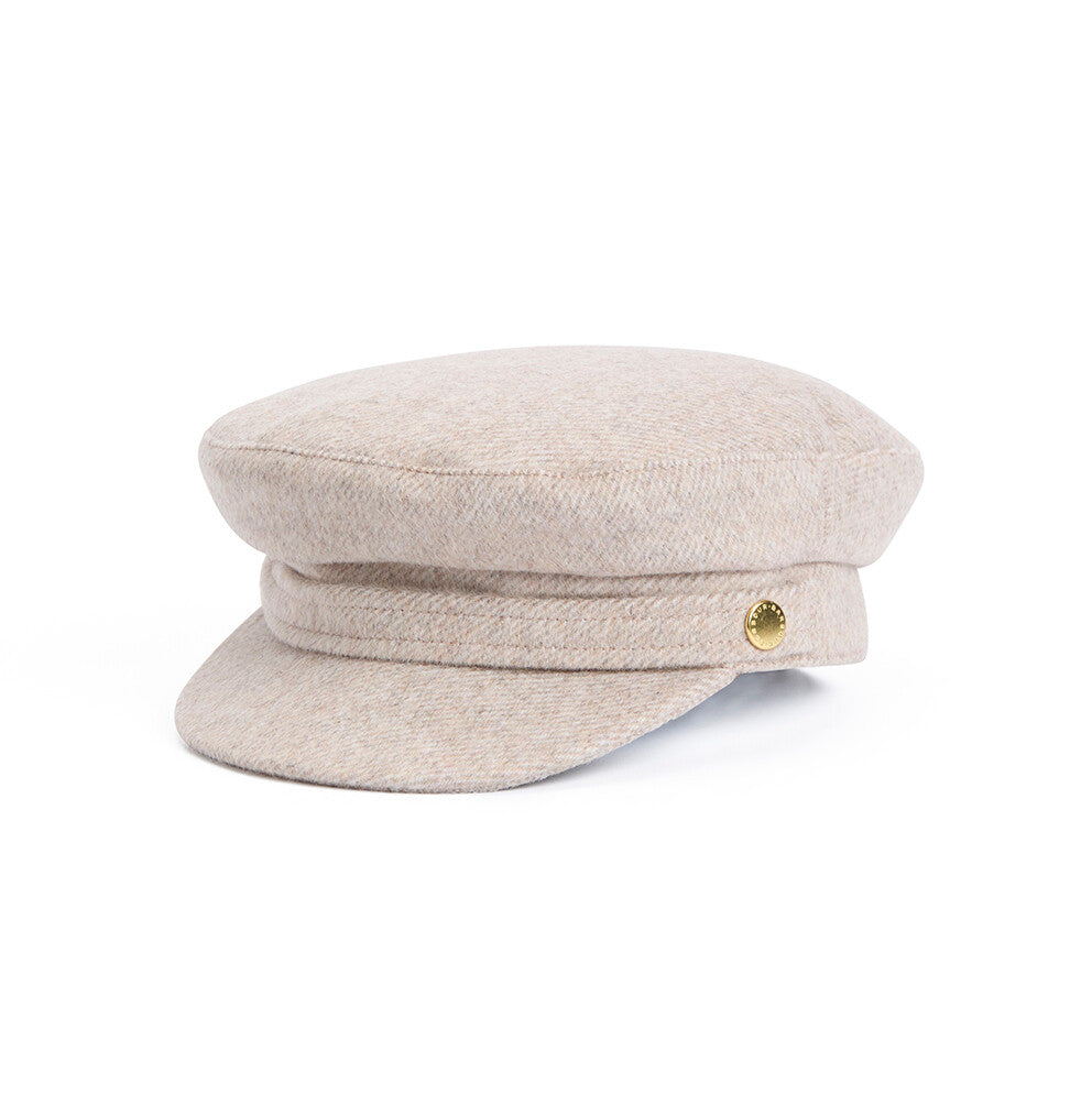 Barbour Bothal Bakerboy Cap - Oatmeal