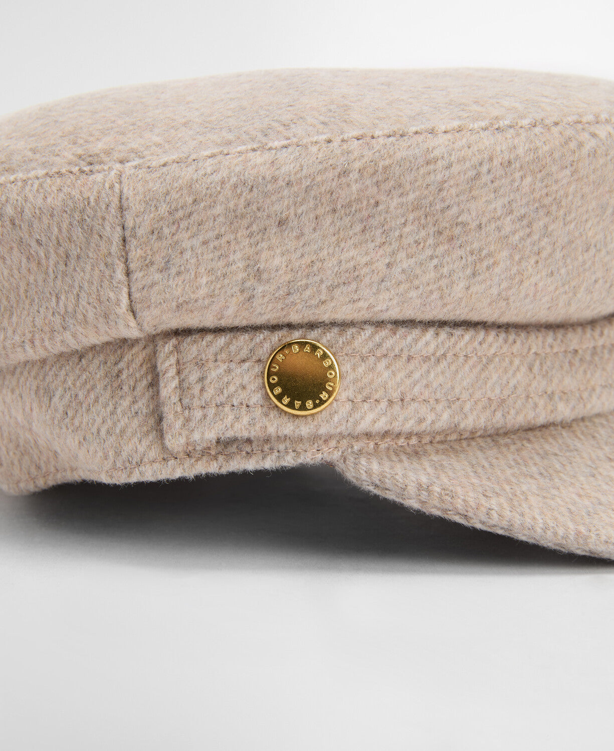 Barbour Bothal Bakerboy Cap - Oatmeal