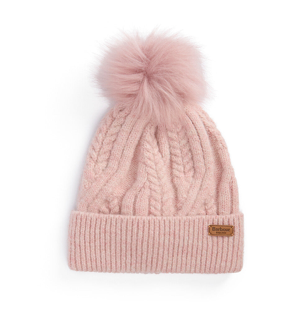 Barbour Elsdon Beanie Hat - Gardenia