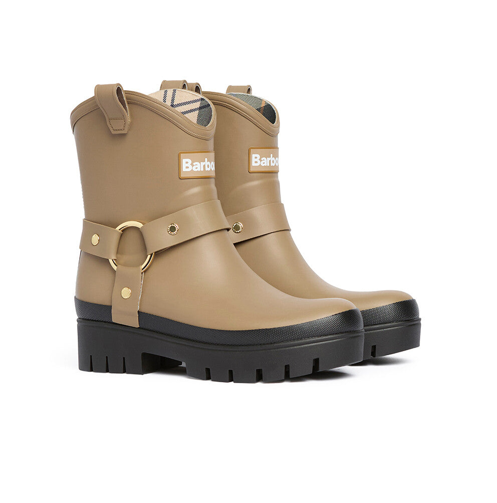 Barbour Elley Harness Welly - Military Brown