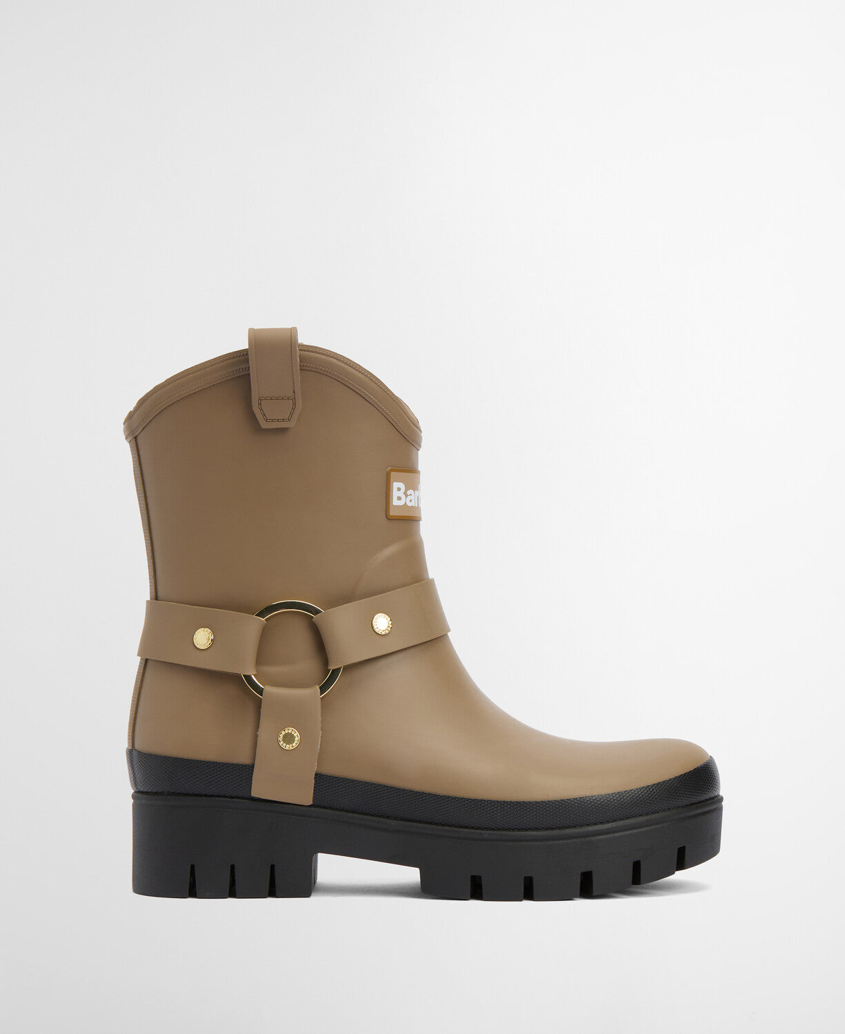 Barbour Elley Harness Welly - Military Brown