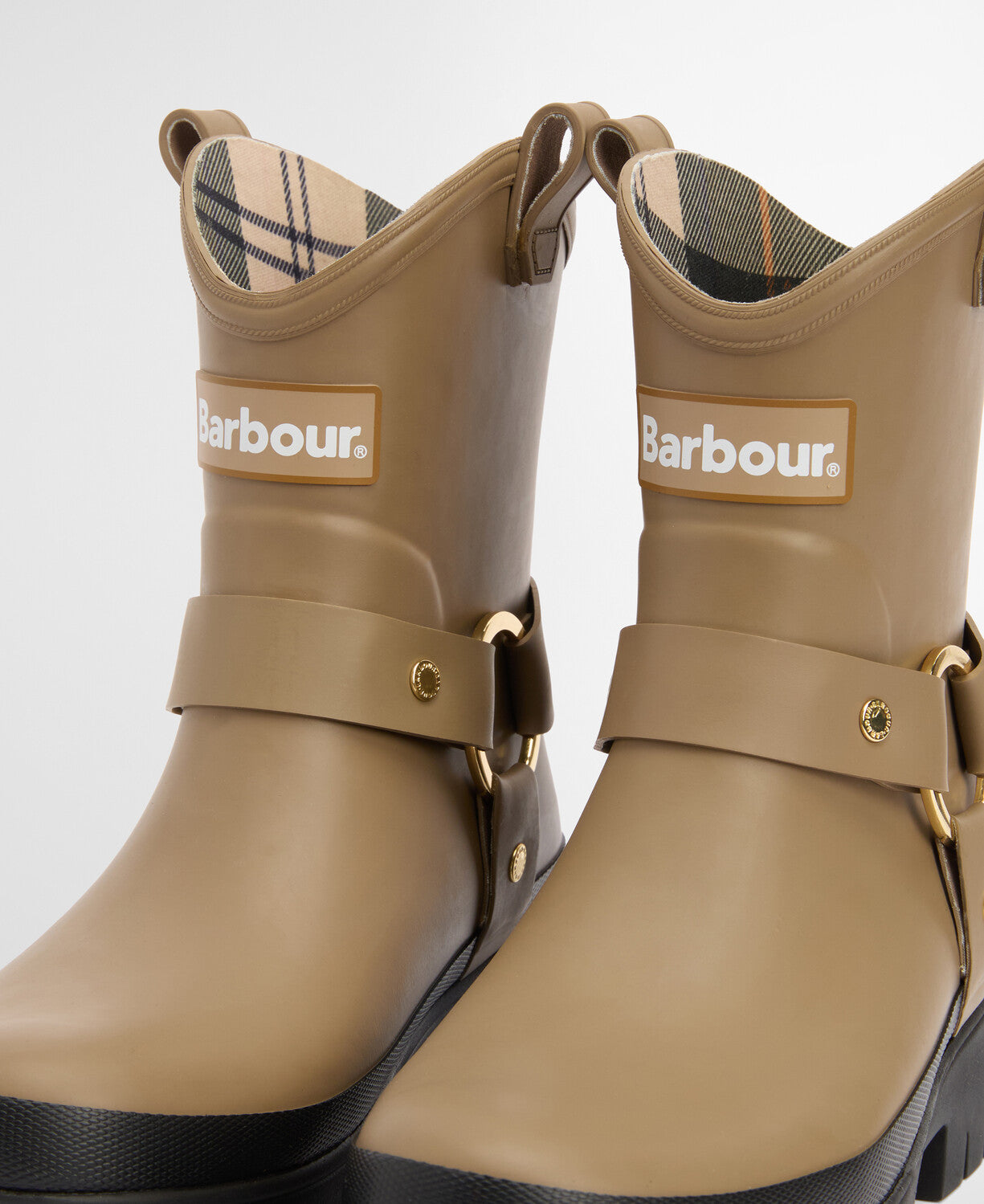 Barbour Elley Harness Welly - Military Brown