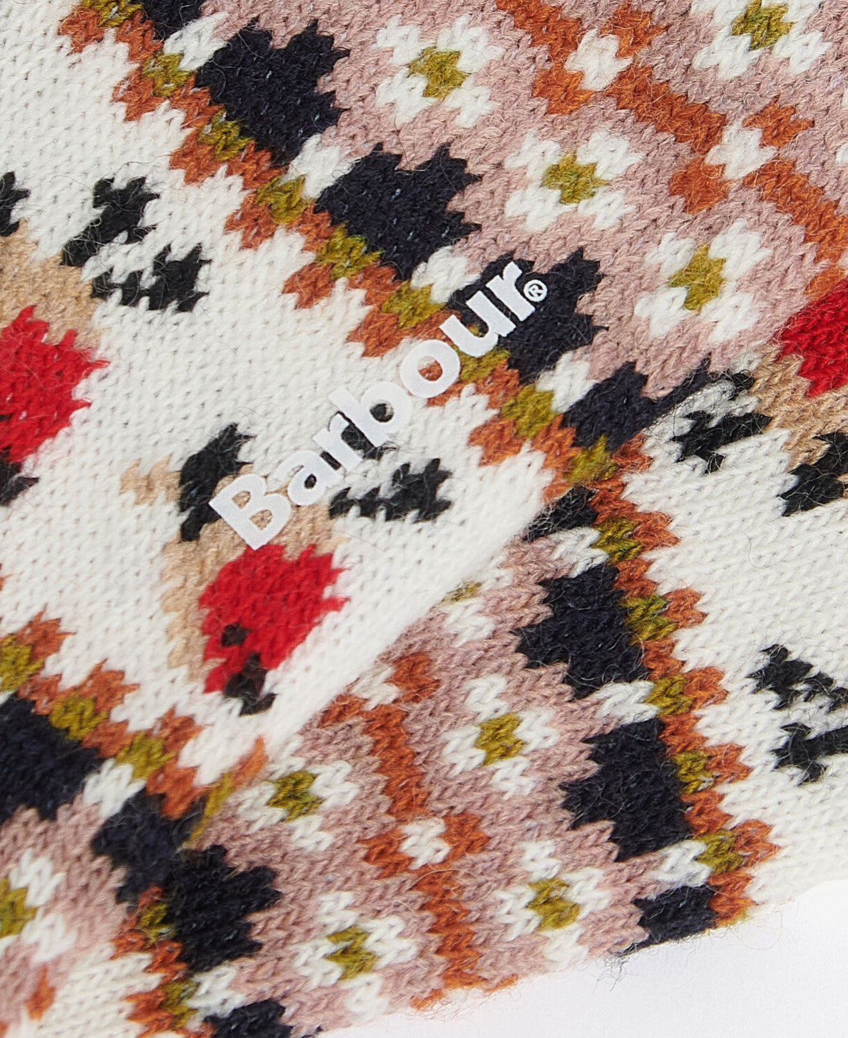 Barbour Robin Fair Isle Sock - Pink