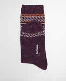Barbour Anaise Fair Isle Sock - Fudge