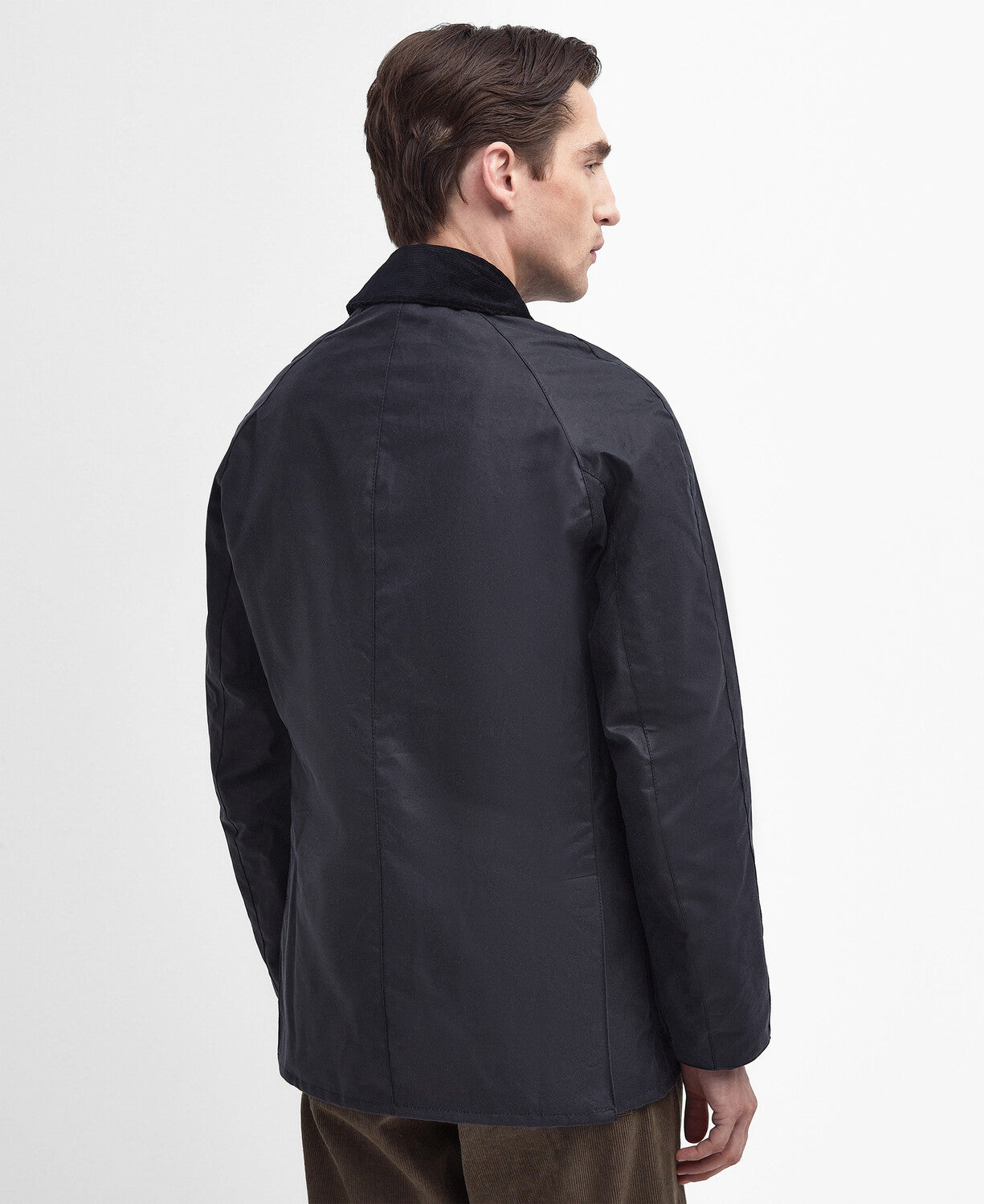 Barbour Ashby Wax Jacket - Navy