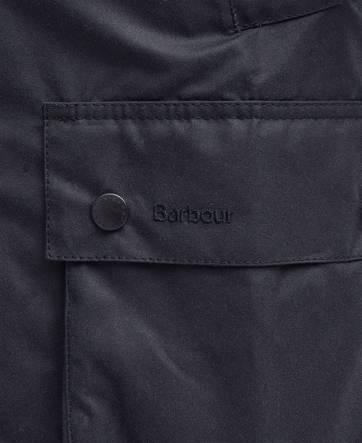 Barbour Ashby Wax Jacket - Navy