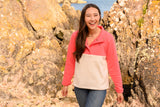 Lighthouse Haven Jersey - Coconut/Deep Coral