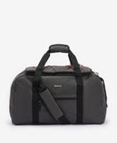 Barbour Arwin Canvas Duffle Bag - Charcoal/Ginger