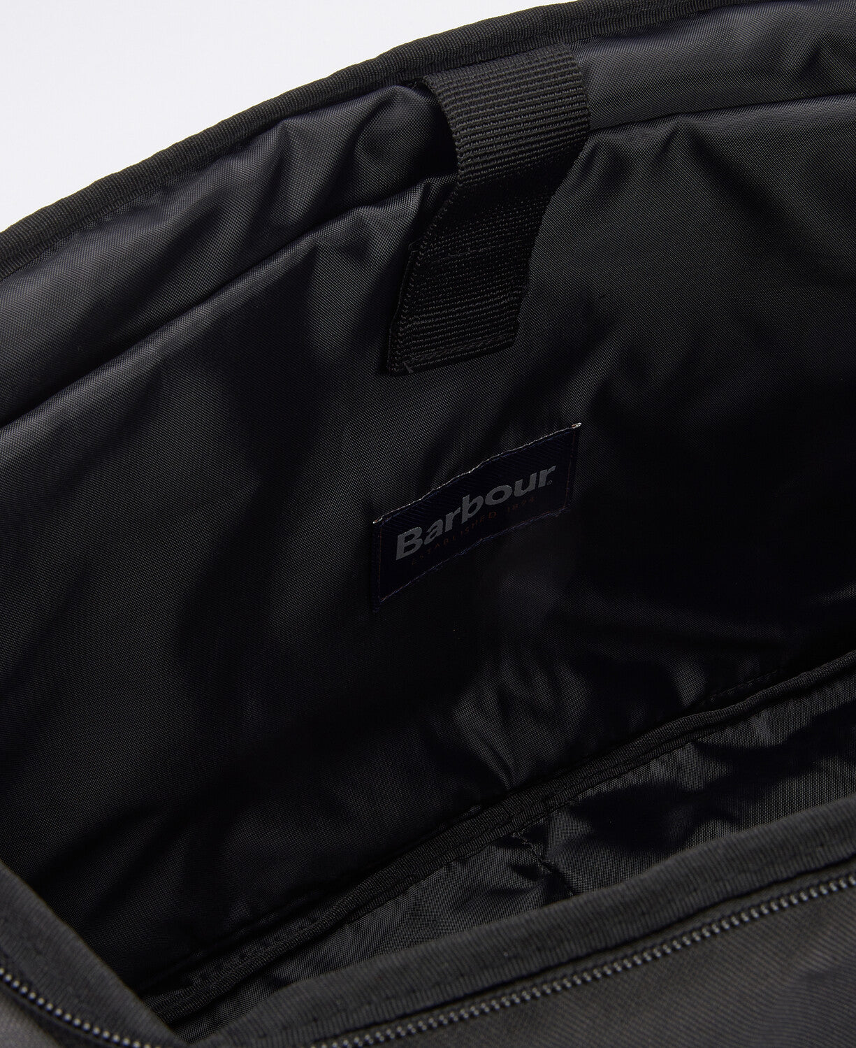Barbour Arwin Canvas Duffle Bag - Charcoal/Ginger
